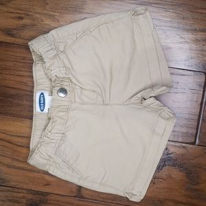 Girls Old Navy khaki shorts size 4t